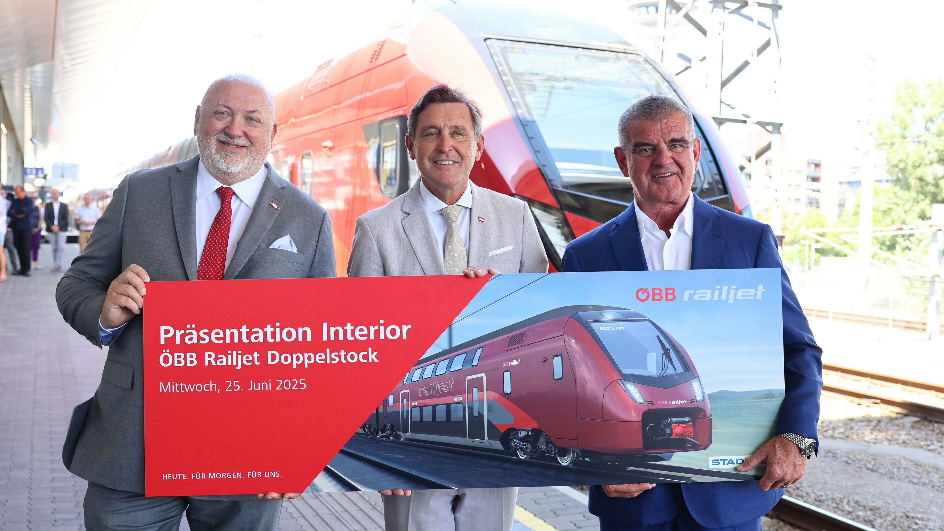 Heute.at - Doppelstock-Railjets – ÖBB bringen XXL-Züge auf Schiene