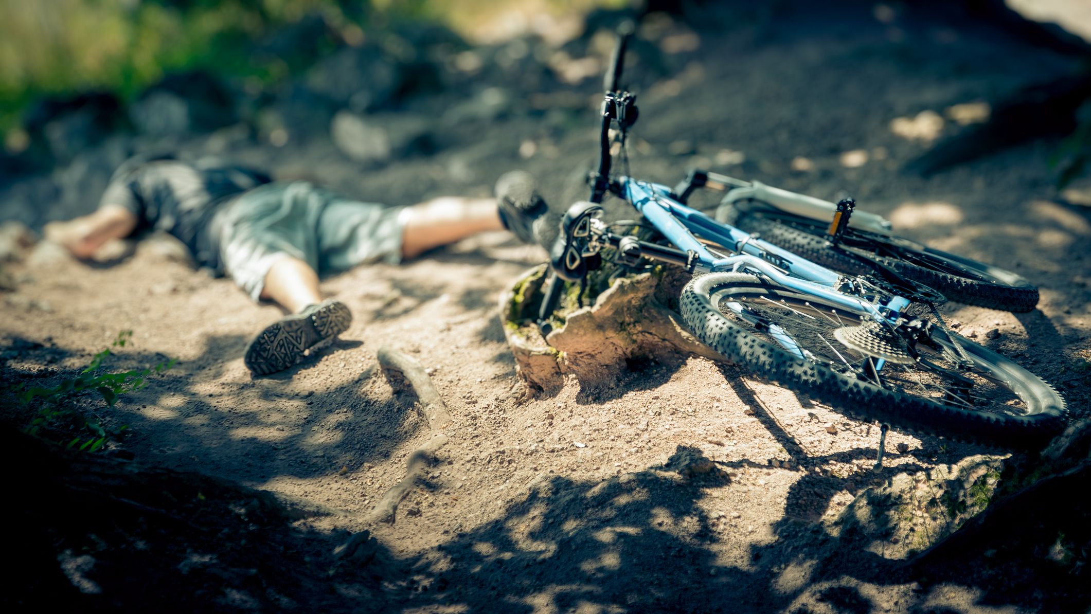 Ein 62-jähriger Wiener stürzte schwer mit dem Rad.
