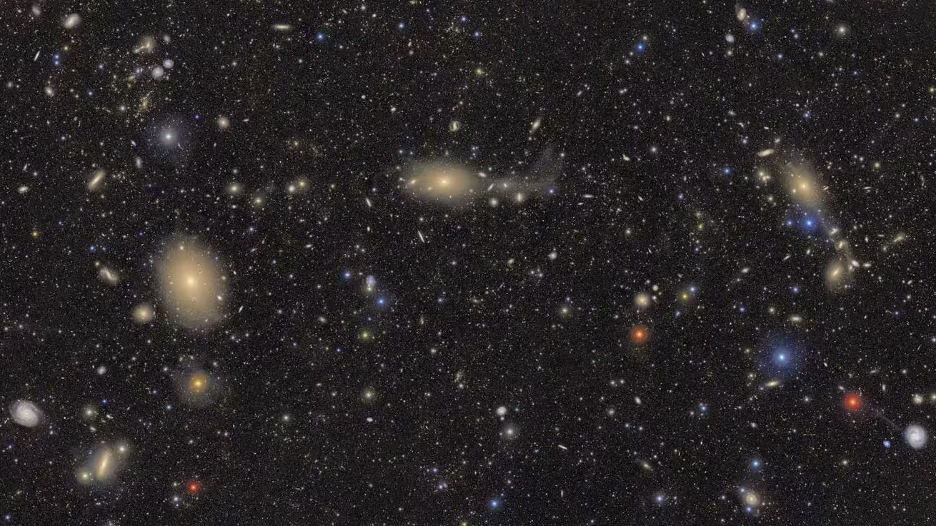 Das Bild zeigt den Trifidnebel – aufgenommen mit der größten Digitalkamera der Welt.