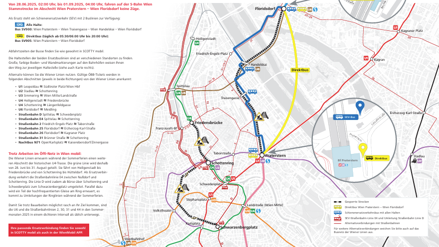 So erreichst du innerhalb Wiens dein Ziel  und kommst gut durch den Sommer