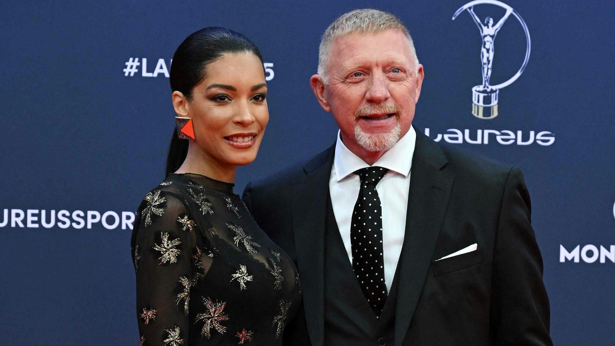Lilian de Carvalho und Boris Becker