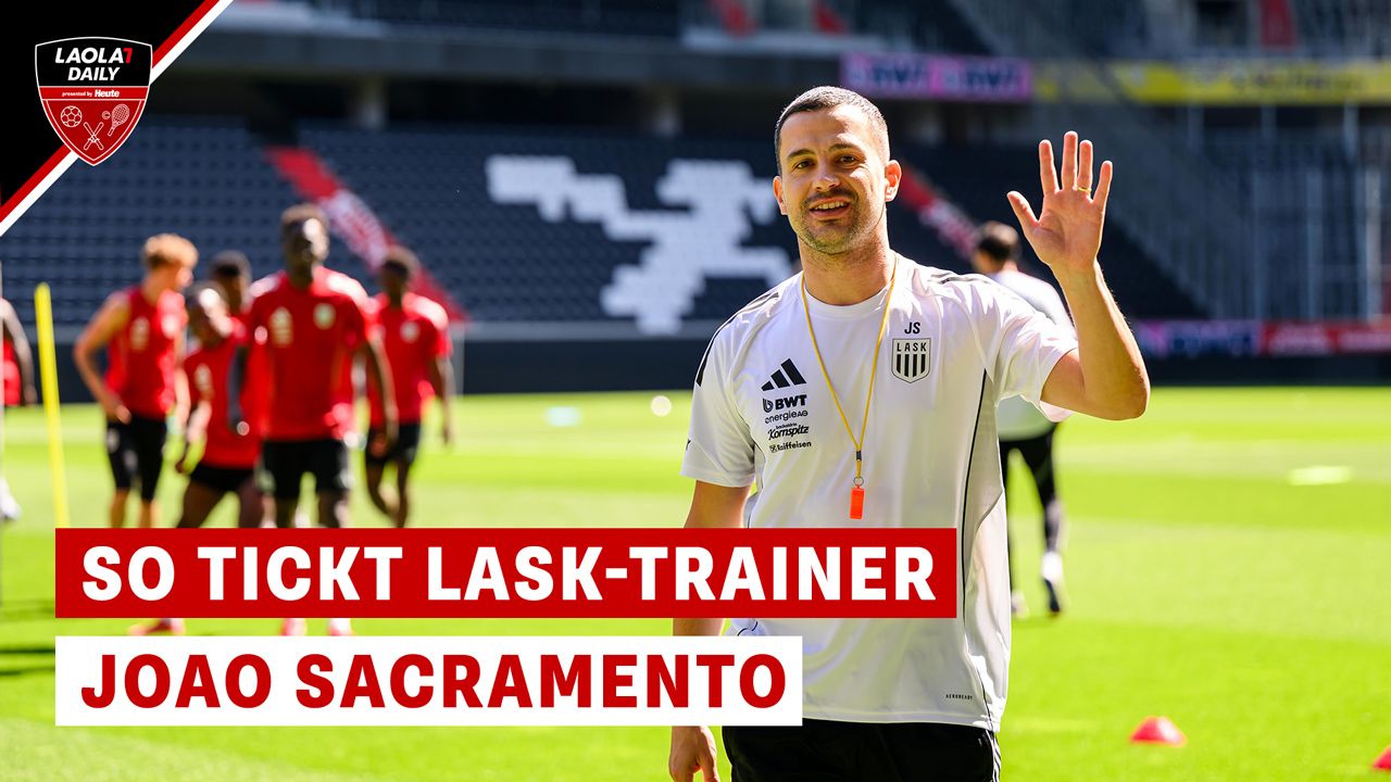 Joao Sacramento ist neuer Cheftrainer beim LASK.
