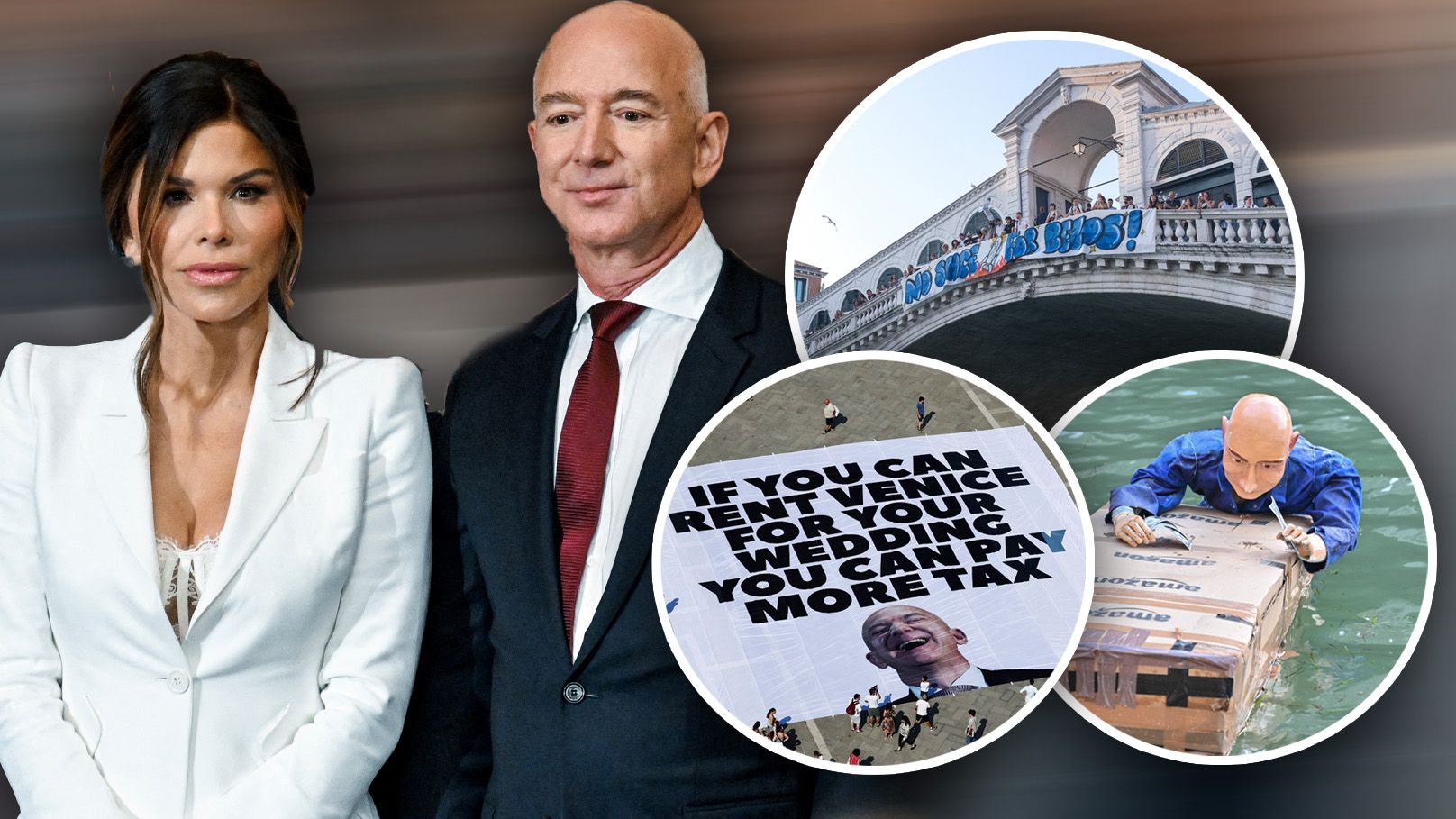 Venedig ist nicht begeistert von der Bezos-Hochzeit.