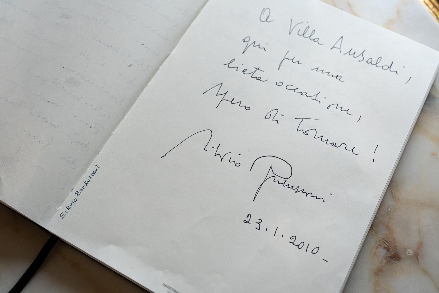 Italiens Ministerpräsident Silvio Berlusconi war im Jänner 2010 zu Gast