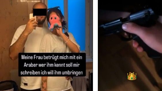 Kein Kind von Traurigkeit: Der Türke drohte auf Insta.