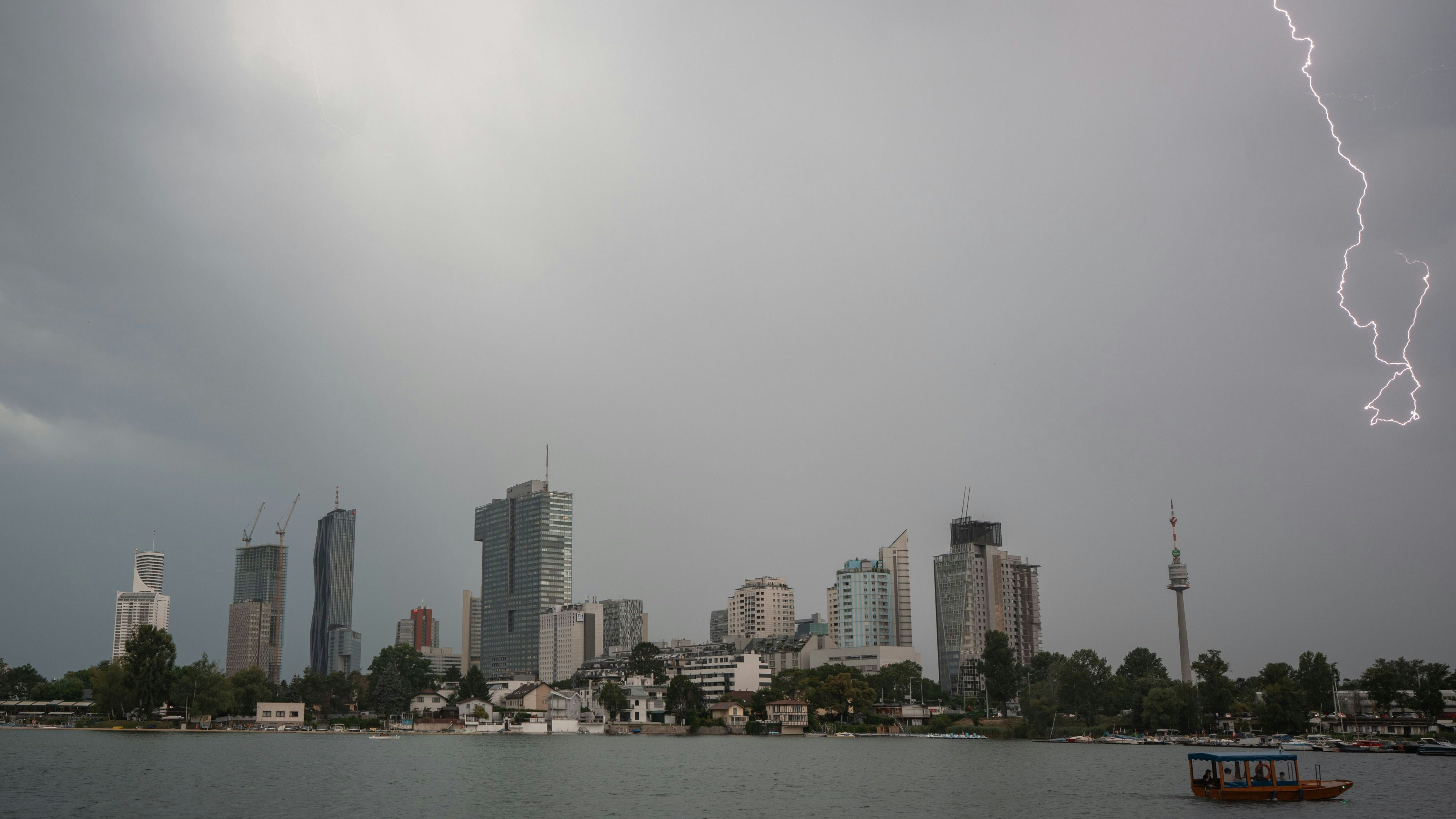 Auch die Bundeshauptstadt muss sich am Donnerstag auf Gewitter einstellen.