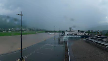 Video zeigt, wie heftige Unwetter zu uns kommen