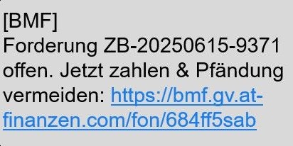 Beispiel solcher Nachrichten