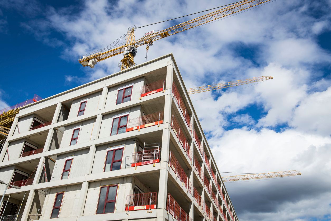 Der Bau von neuen Wohnbauten soll die nächsten Jahre sinken. (Symbolbild)