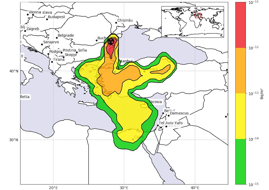 Training für Ernstfall: Simulation einer radioaktiven Wolke nach einem möglichen Reaktorunfall.