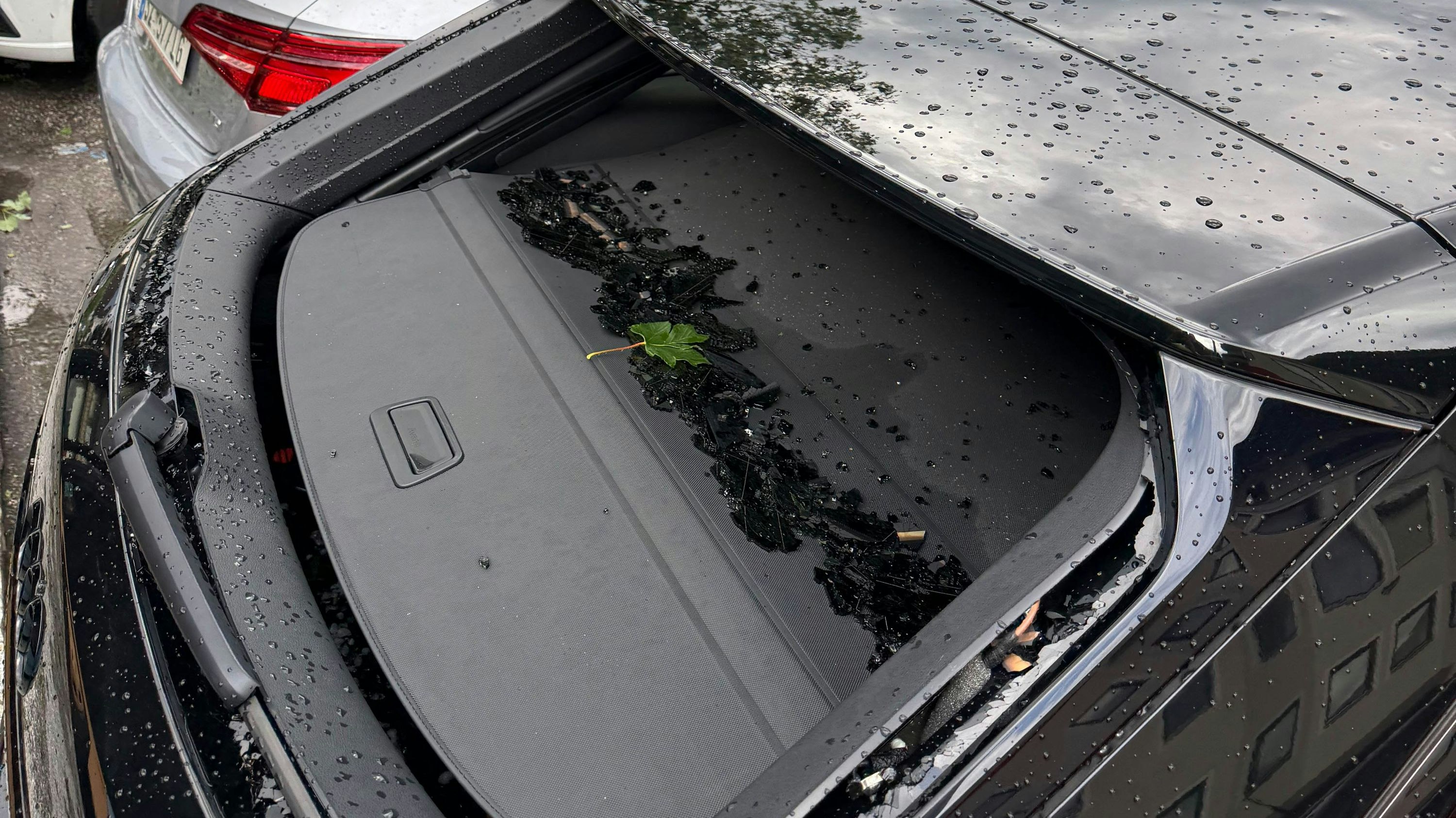 Heute.at - Enorme Schäden – Hagel-Walze zerfetzt Autoscheiben