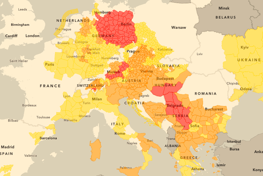 Extremwetter in halb Europa: Zwischen den Hitzetagen gibt es derzeit nur kurze Verschnaufpausen.