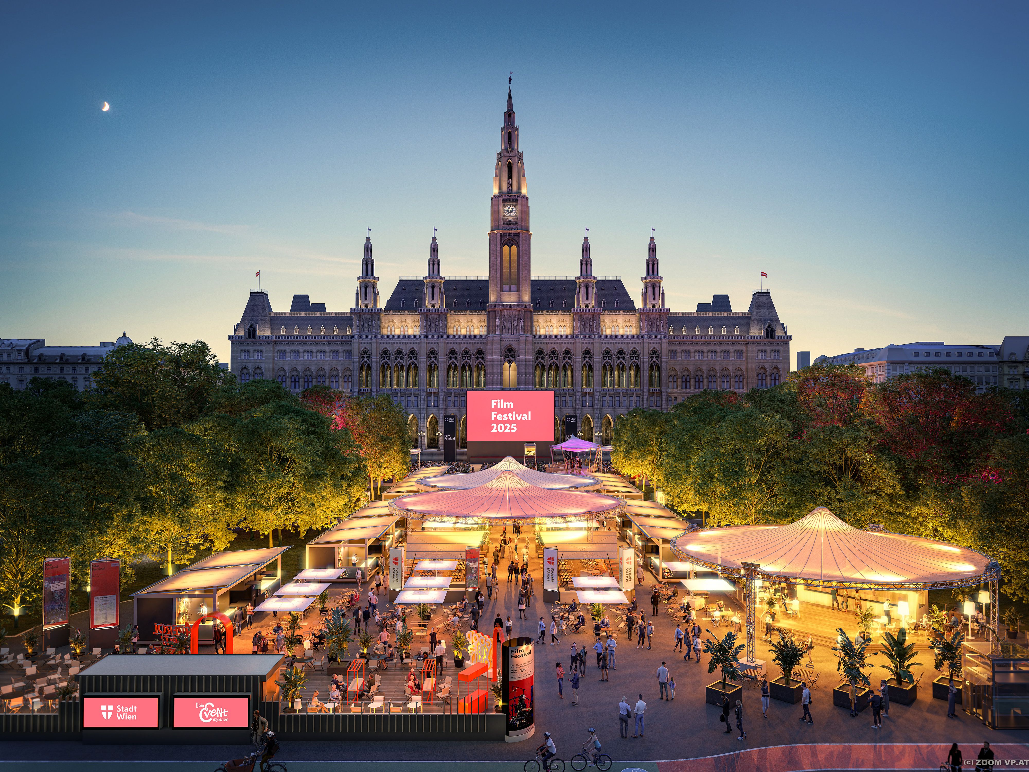 Bei Schönwetter ist der Rathausplatz ein beliebter Ort für den ein oder anderen Drink.