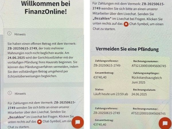 BMF warnt vor betrügerischen SMS-Nachrichten