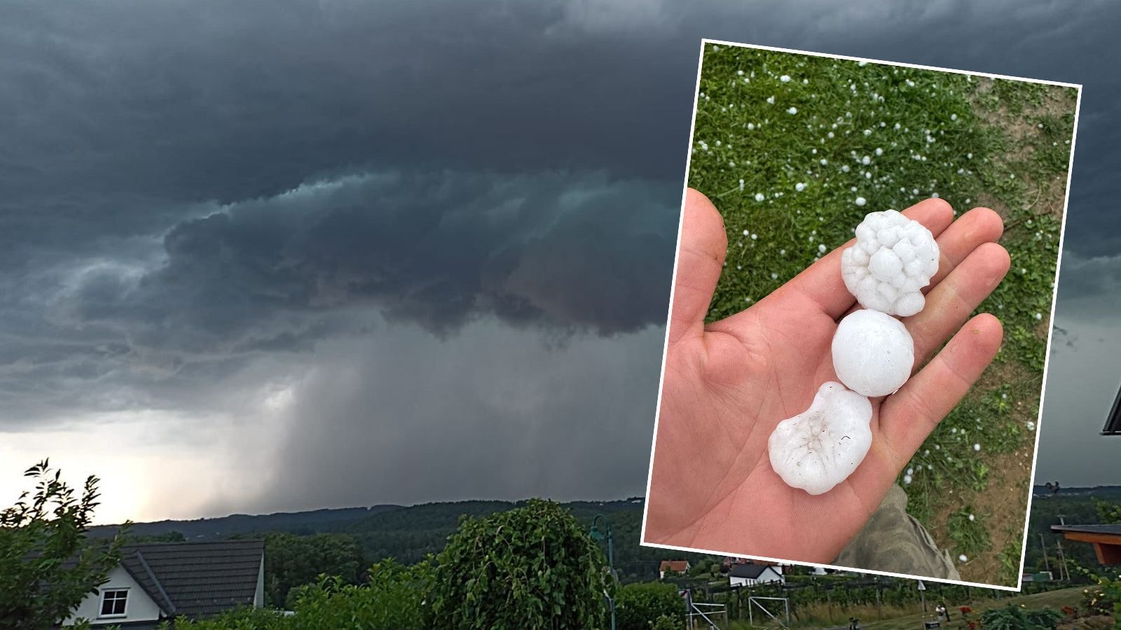 Heute.at - Massives Hagel-Unwetter richtet Millionenschaden an