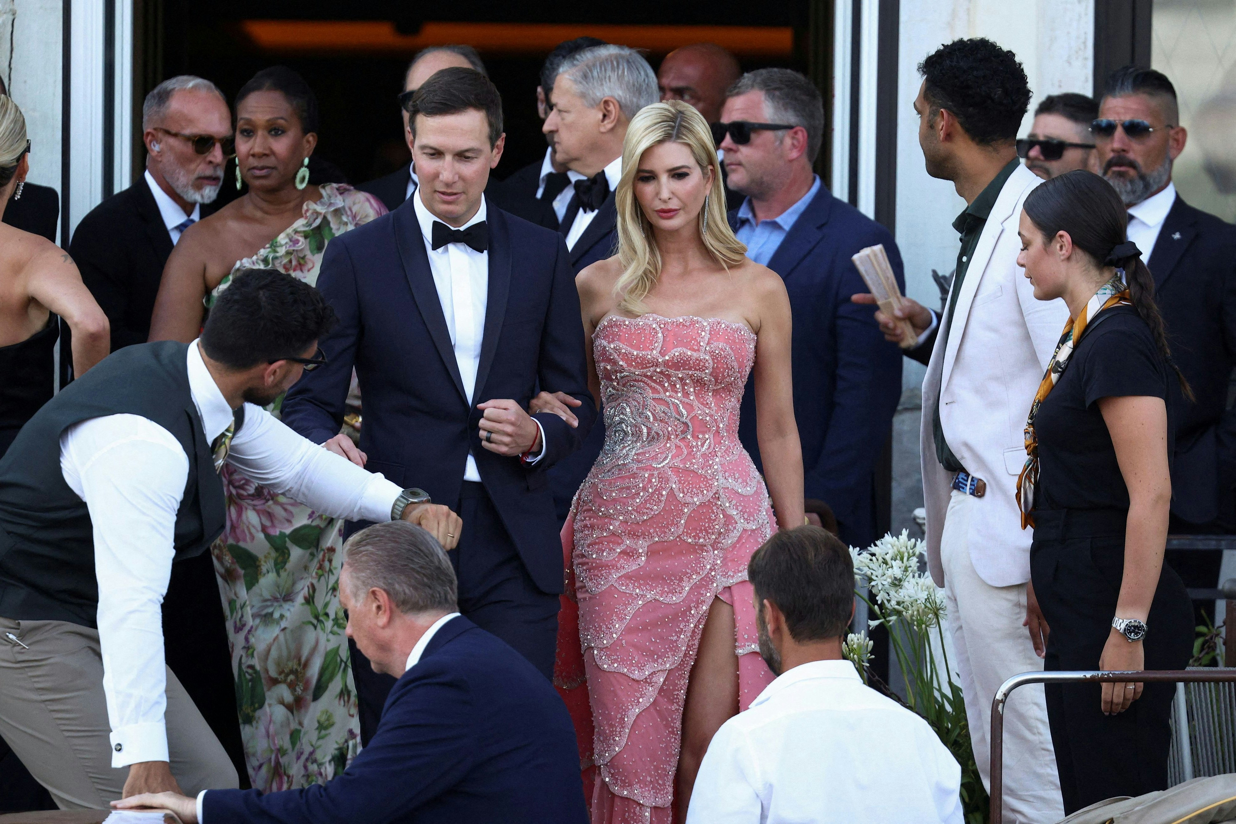 Ivanka Trump und Jared Kushner haben sich auch in Schale geworfen
