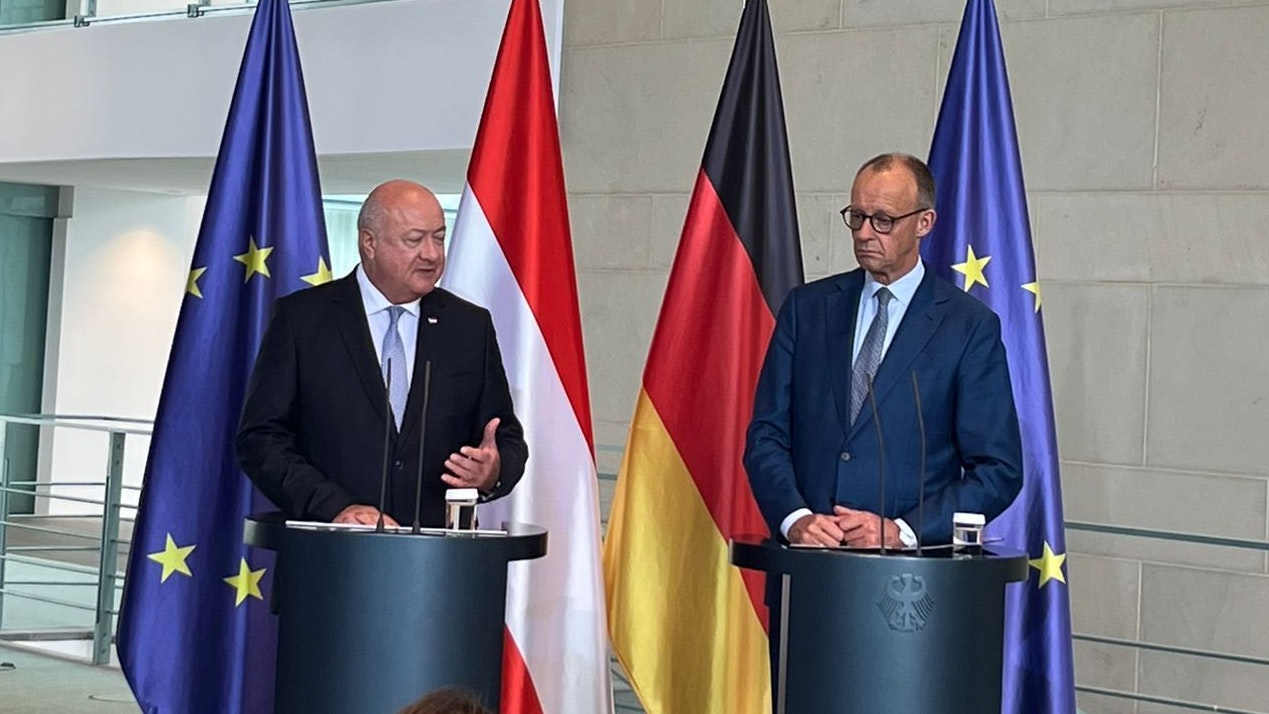 Heute.at - Migration, Gaza, Handel – Stocker bei Merz in Berlin