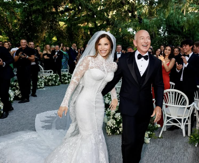 Glamour-Hochzeit – Bezos und Sánchez haben geheiratet.