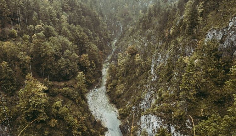 Der Australier stürzte auf dem Weg durch die Schlucht.