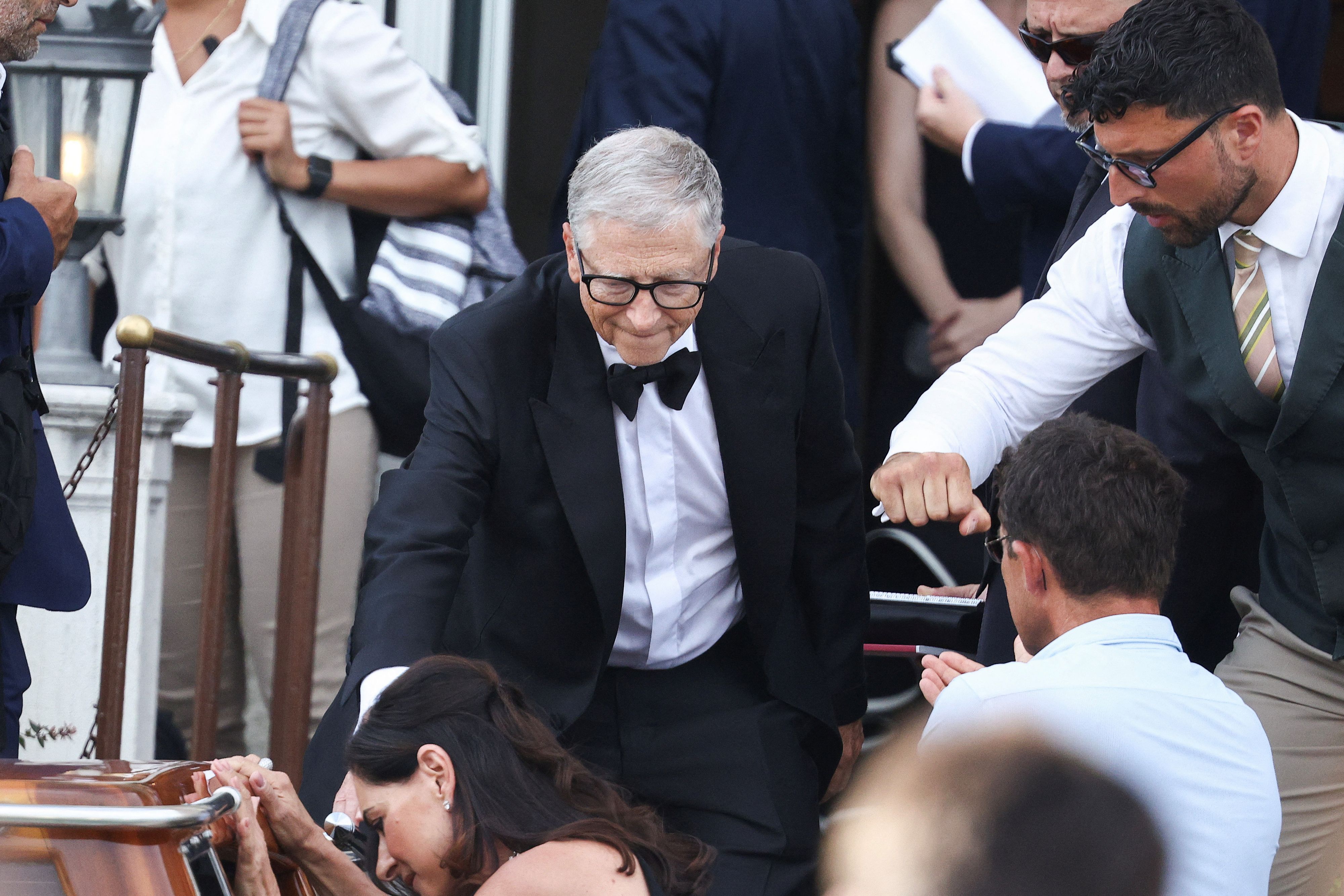 Bill Gates hat es auch noch rechtzeitig nach Venedig geschafft