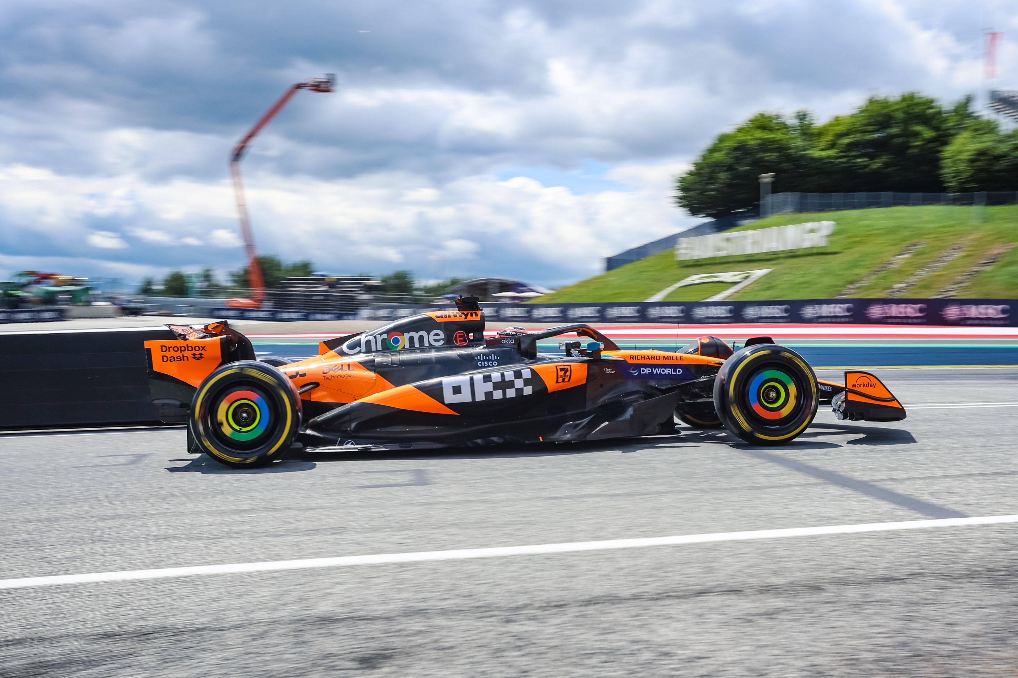 McLaren war im zweiten Training die erste Kraft in Spielberg.