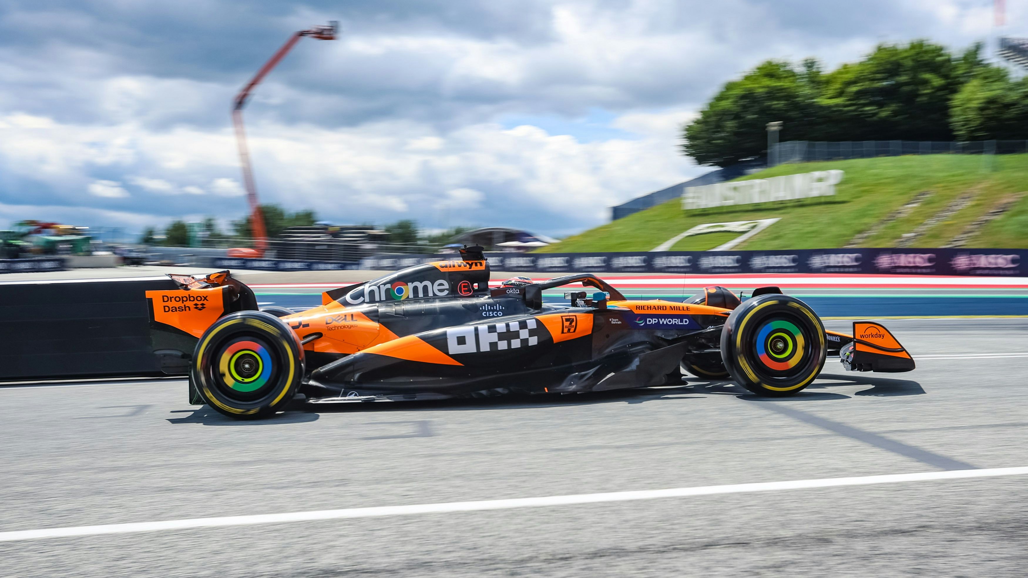 McLaren war im zweiten Training die erste Kraft in Spielberg.