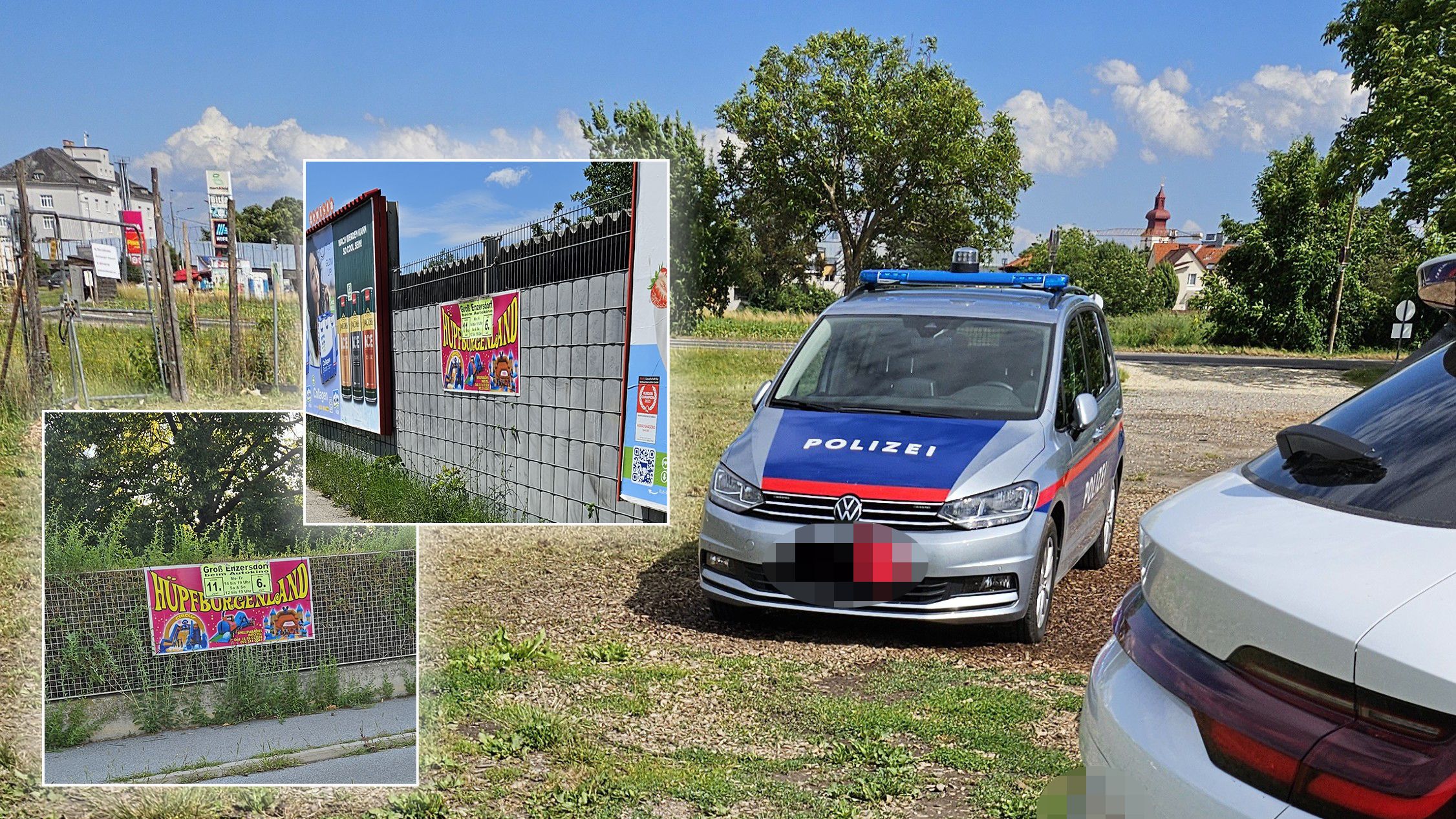 In Groß-Enzersdorf wollte ein Paar den Betreiber auf die Plakate ansprechen, dann eskalierte die Situation.
