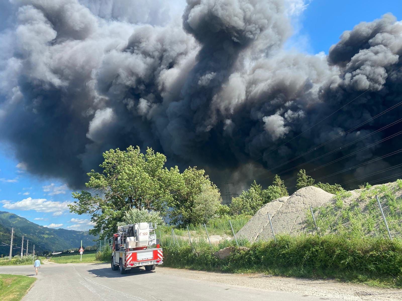 Großbrand Nußdorf-Debant.