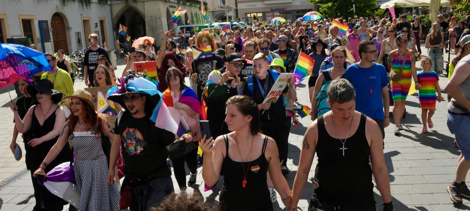 Tolle Stimmung bei der Pride Parade in Wr. Neustadt