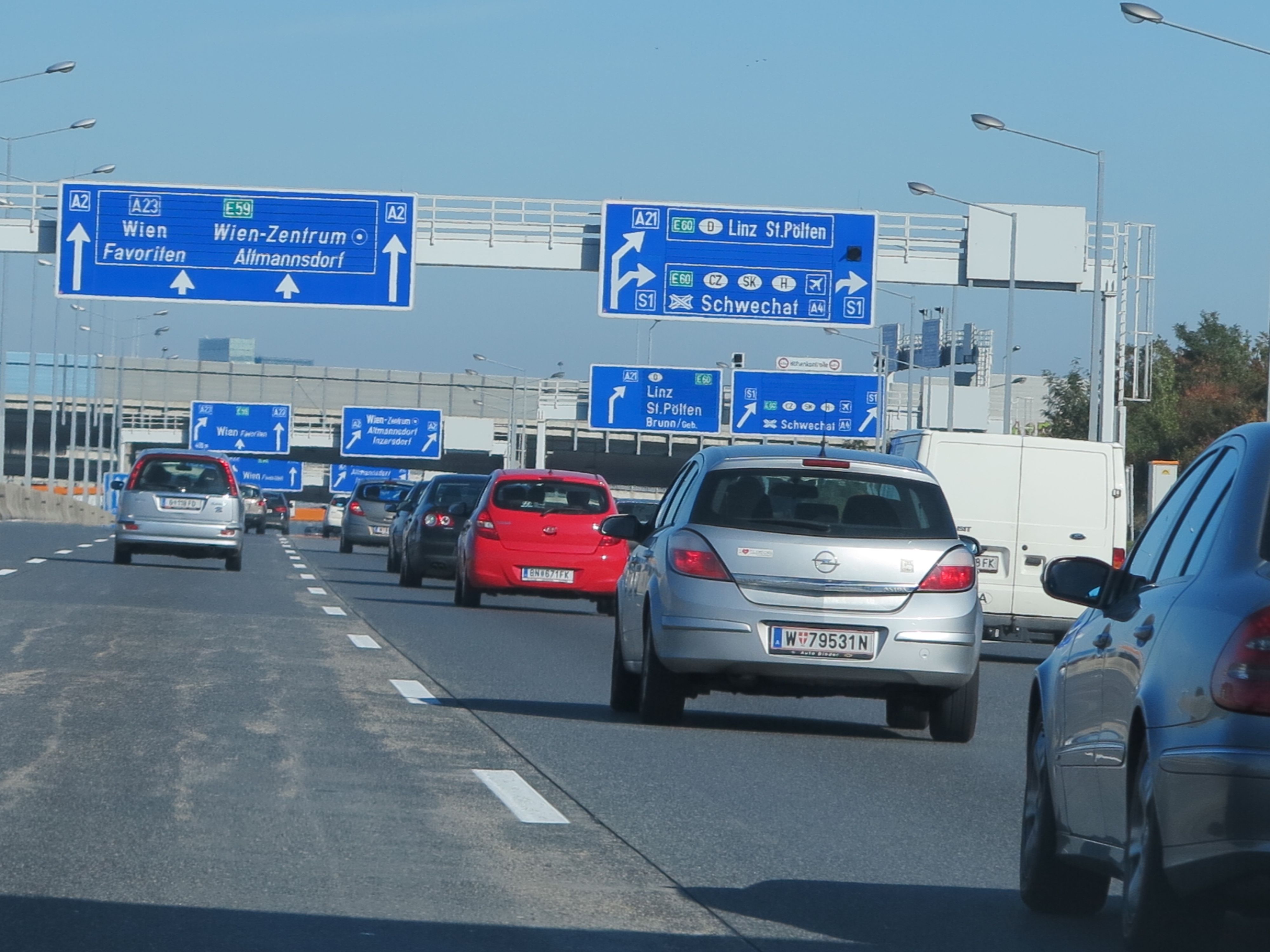 Der Knoten Vösendorf wird zur Stau-Falle.
