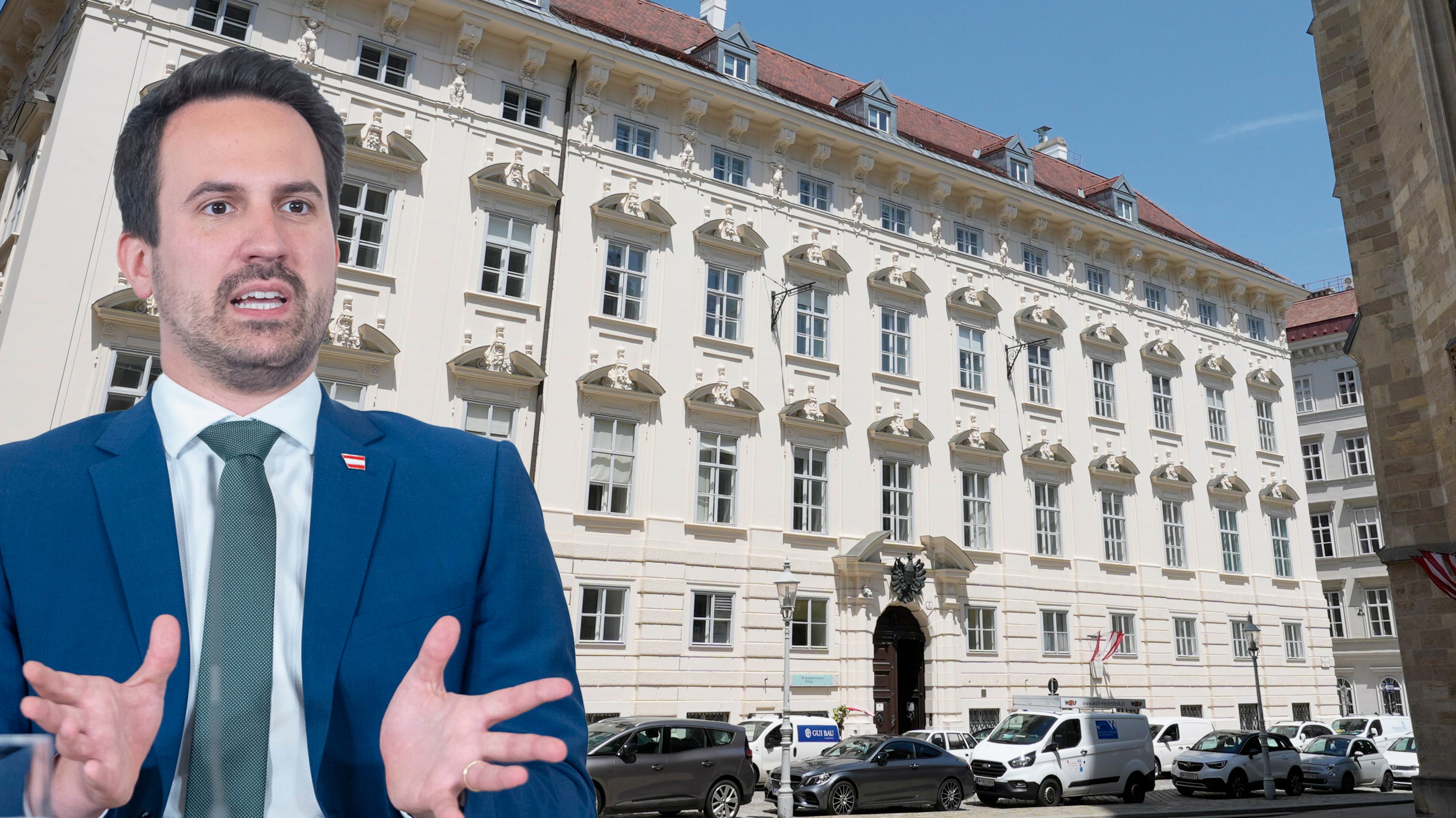 Das BIldungsministerium von Neos-Minister Christoph Wiederkehr muss saniert werden.