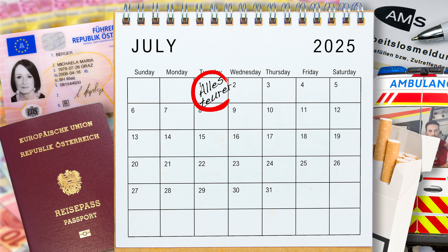 Der 1. Juli bringt uns eine Welle an Teuerungen aus dem Milliardenpaket der Regierung zur Budgetsanierung.