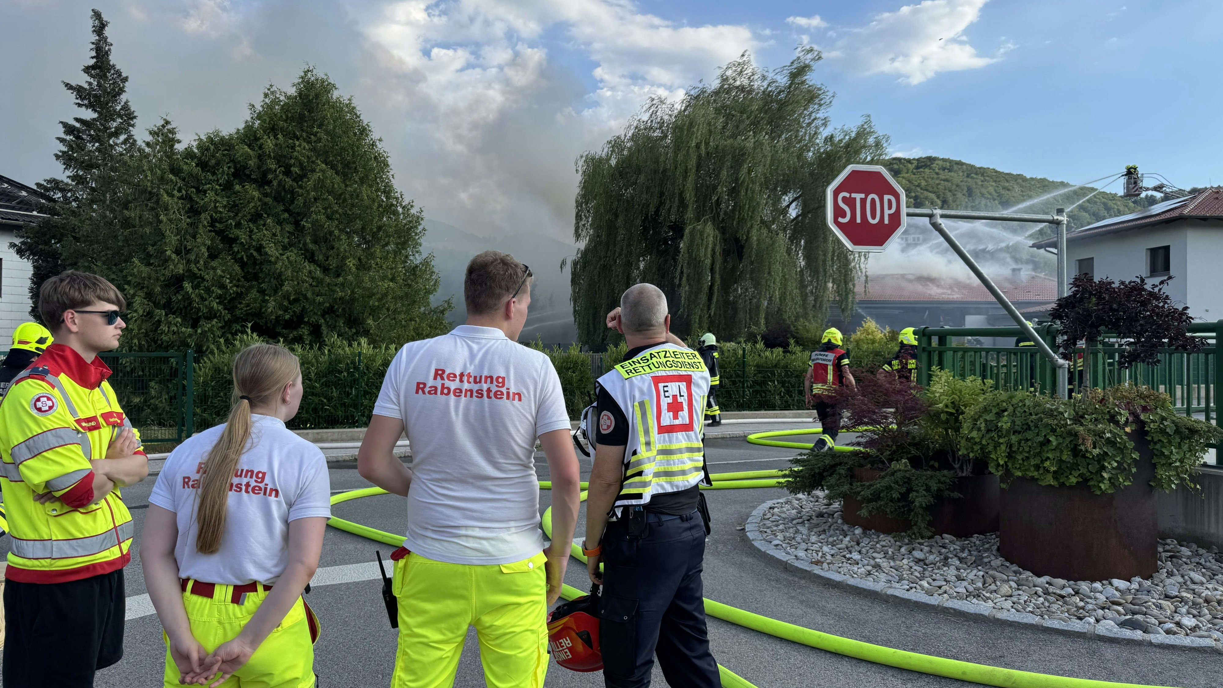Großbrand in Rabenstein an der Pielach