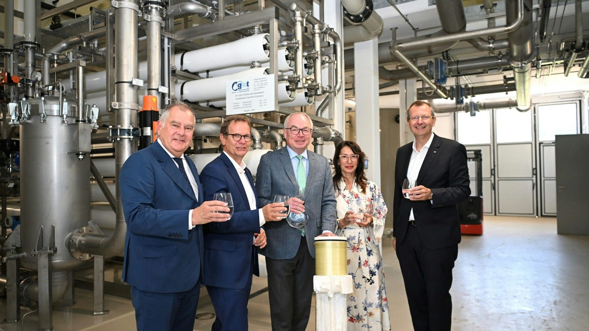 Die Zukunft der sicheren Wasserversorgung wurde im Brunnenfeld Bisamberg präsentiert.