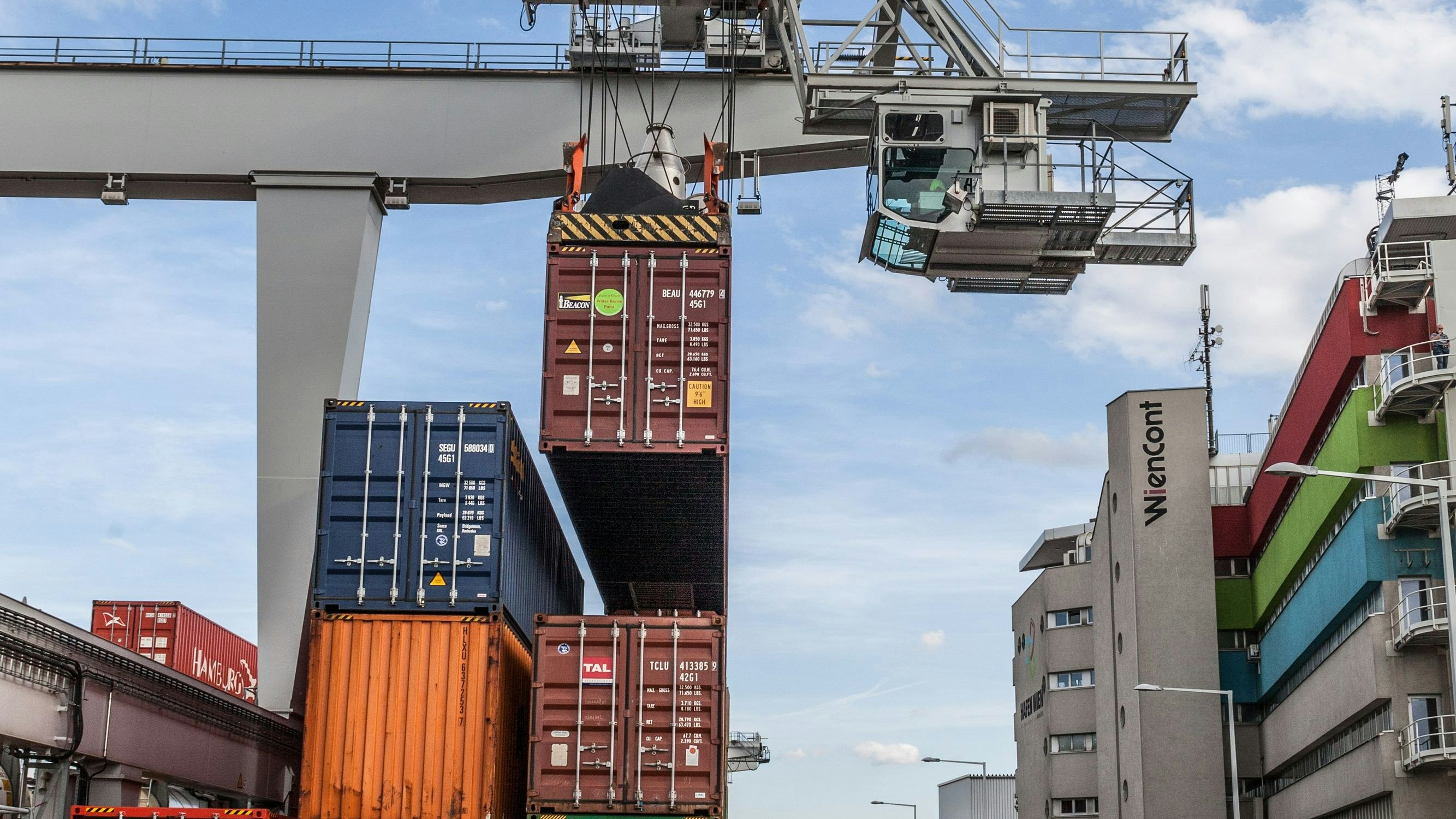 Hafen Wien Container-Terminal