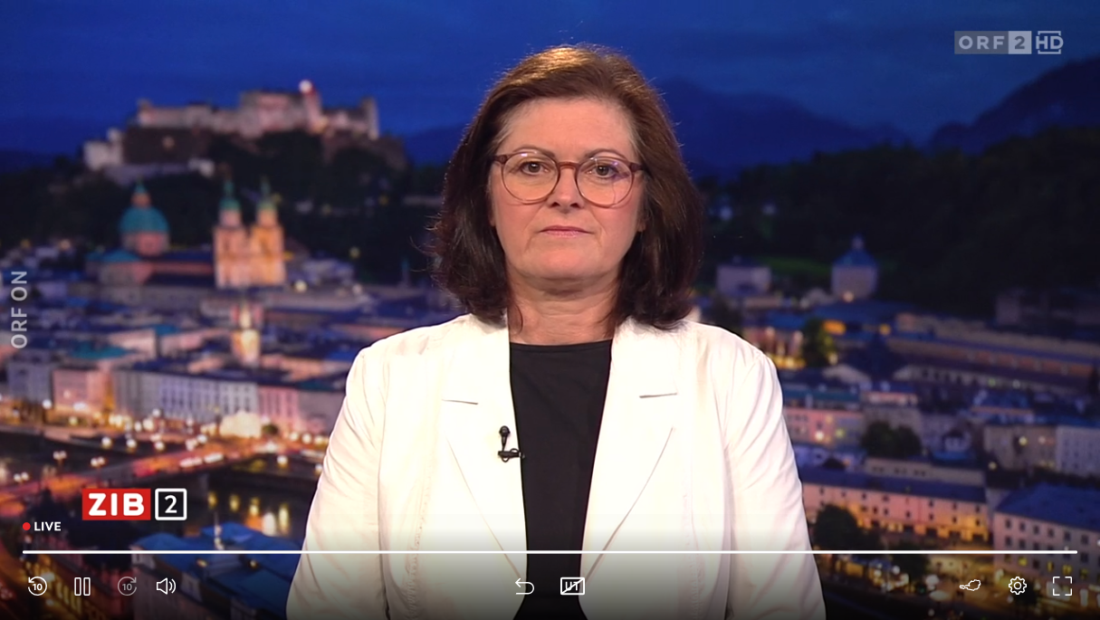Bildungsexpertin Claudia Schreiner am späten Montagabend in der ORF-