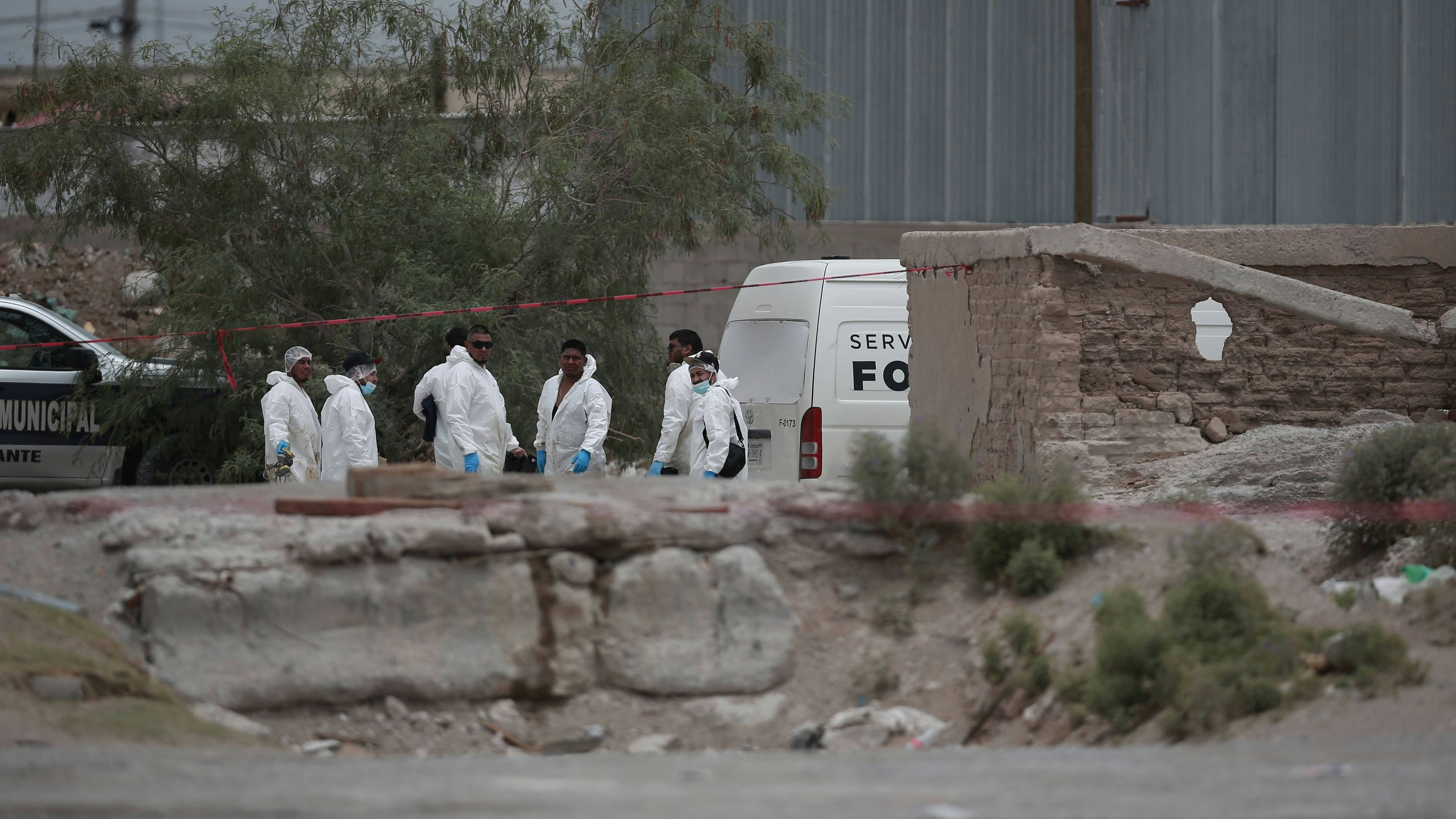 Die Körper sind statt verbrannt, einbalsamiert und gelagert worden.