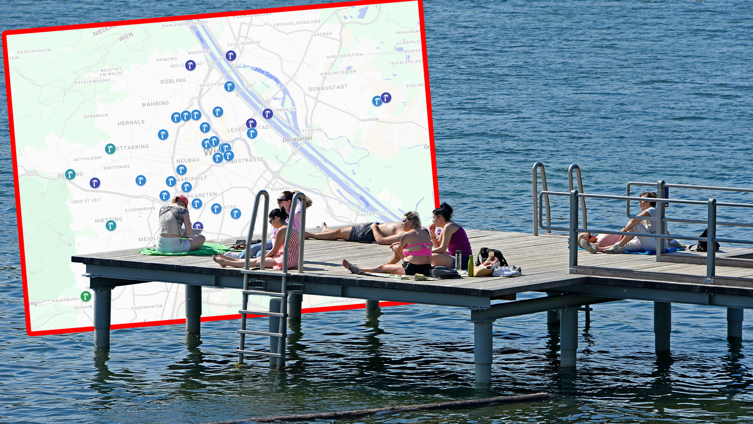 Eine Hitzewelle rollt auf Österreich zu.