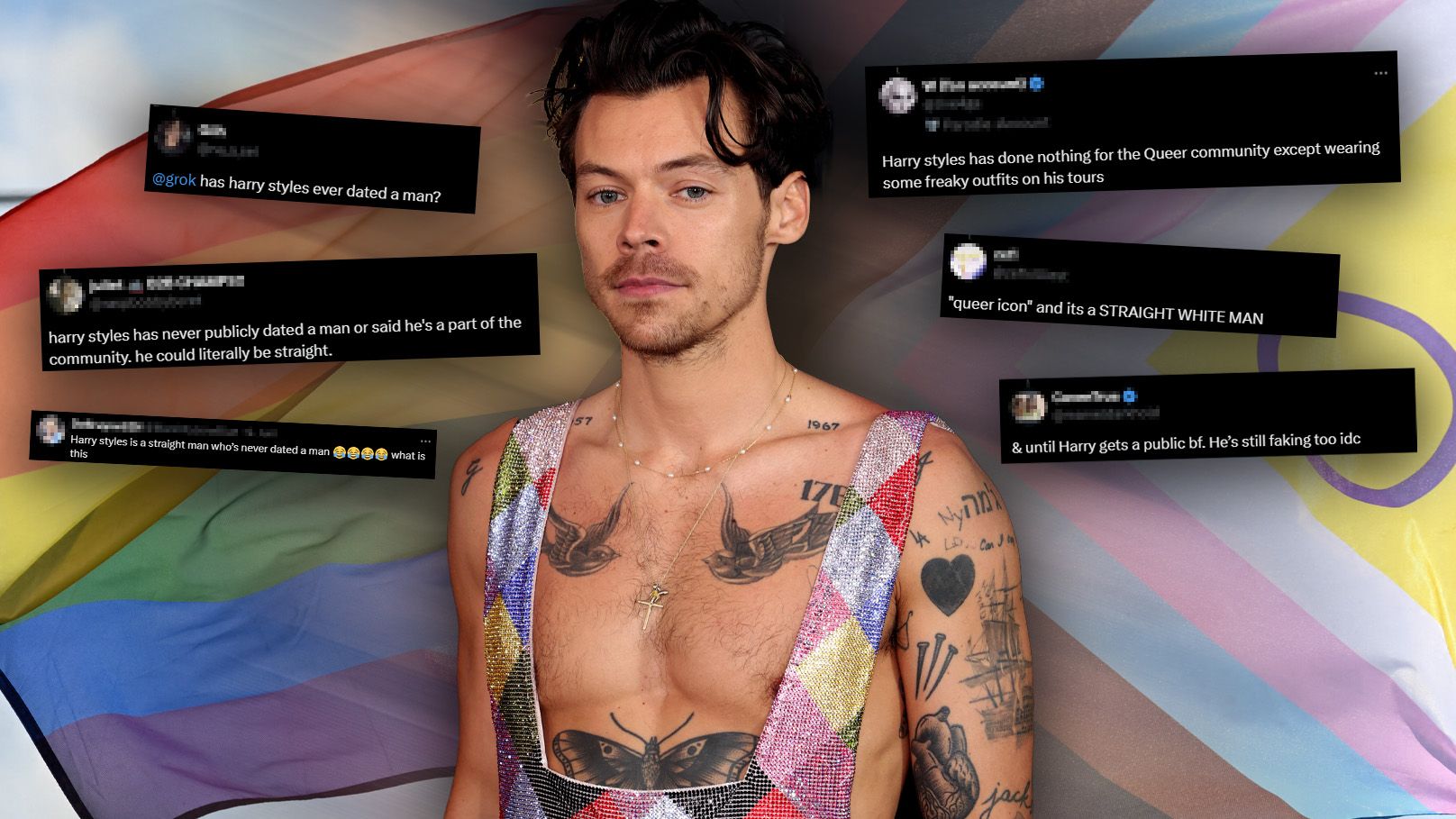Einige Mitglieder der LGBTQIA+ Community ärgern sich über Harry Styles.