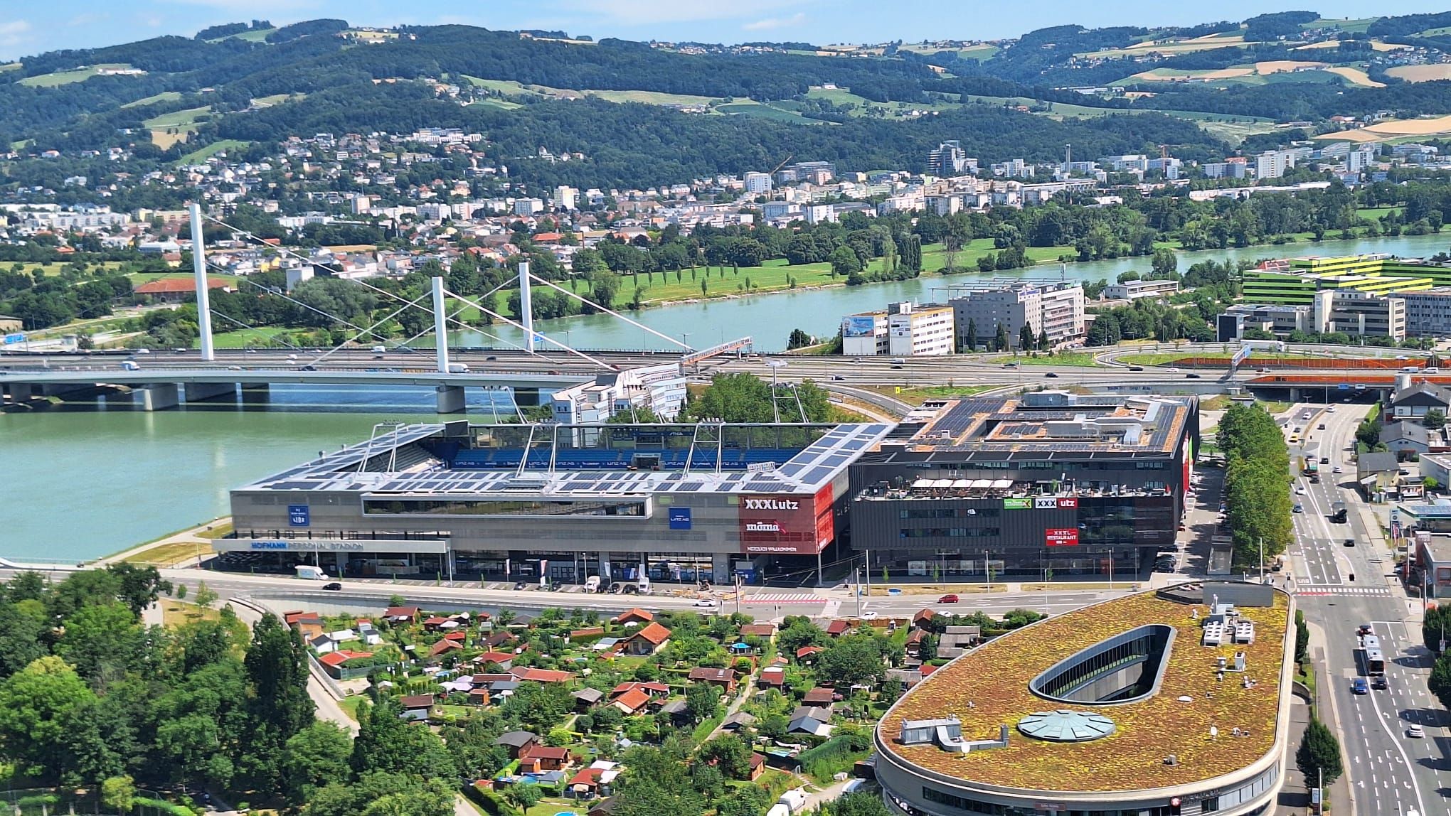 Das Linzer Donauparkstadion wird im Sommer umgebaut.