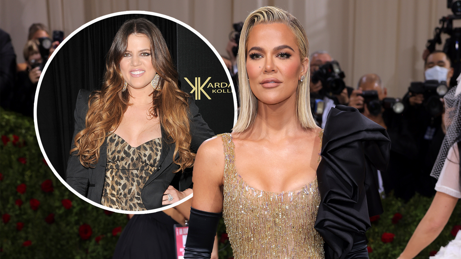 Khloé Kardashian hat sich in den letzten Jahren äußerlich stark verändert (kl. Bild 2011).