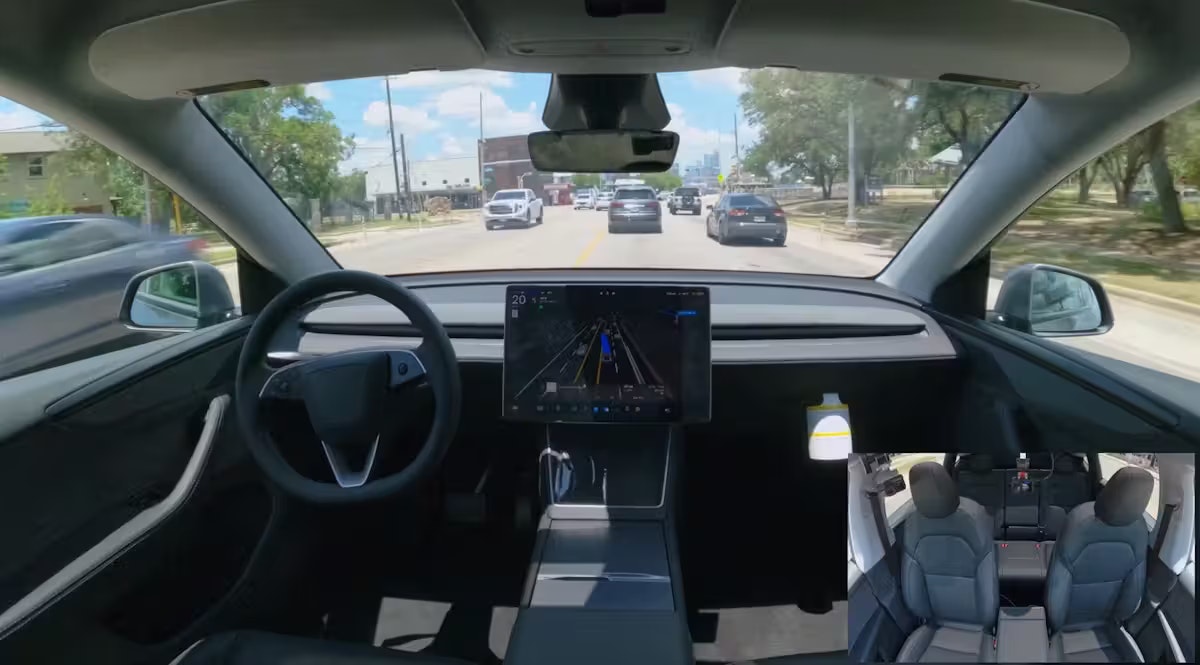 Als Beweis hat Tesla ein Video der Fahrt auf X veröffentlicht.