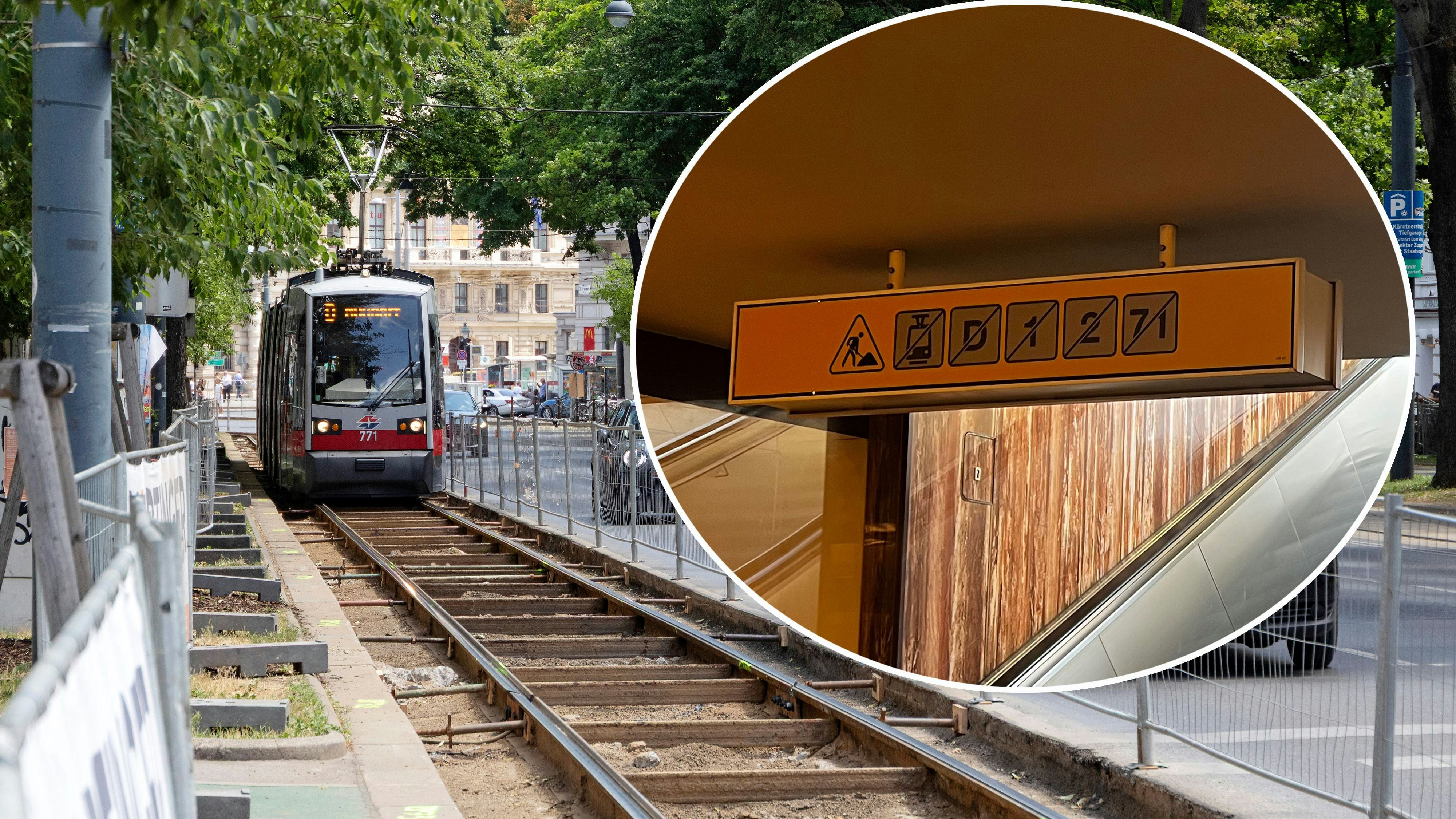Heute.at - Straßenbahnsperre am Ring sorgt für Chaos in Wien