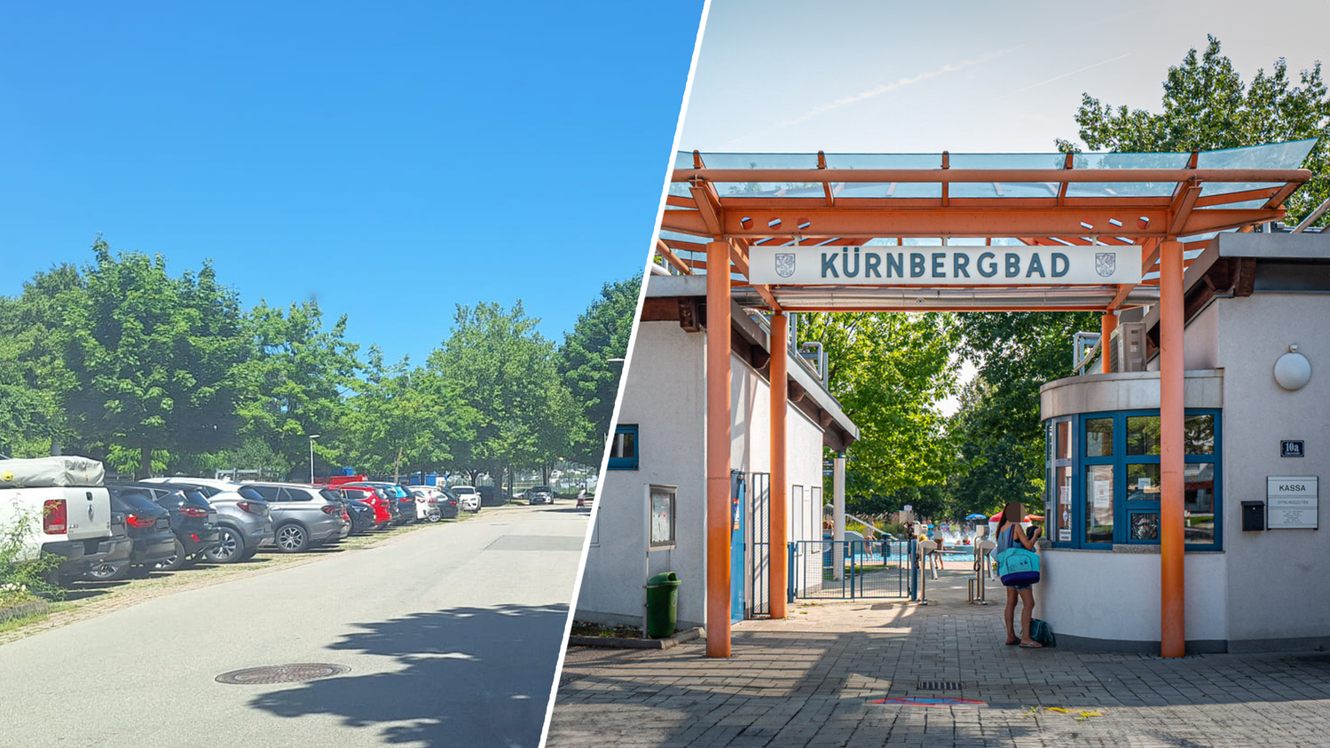 Heute.at - Alles voll: Gäste finden bei Freibad keinen Parkplatz