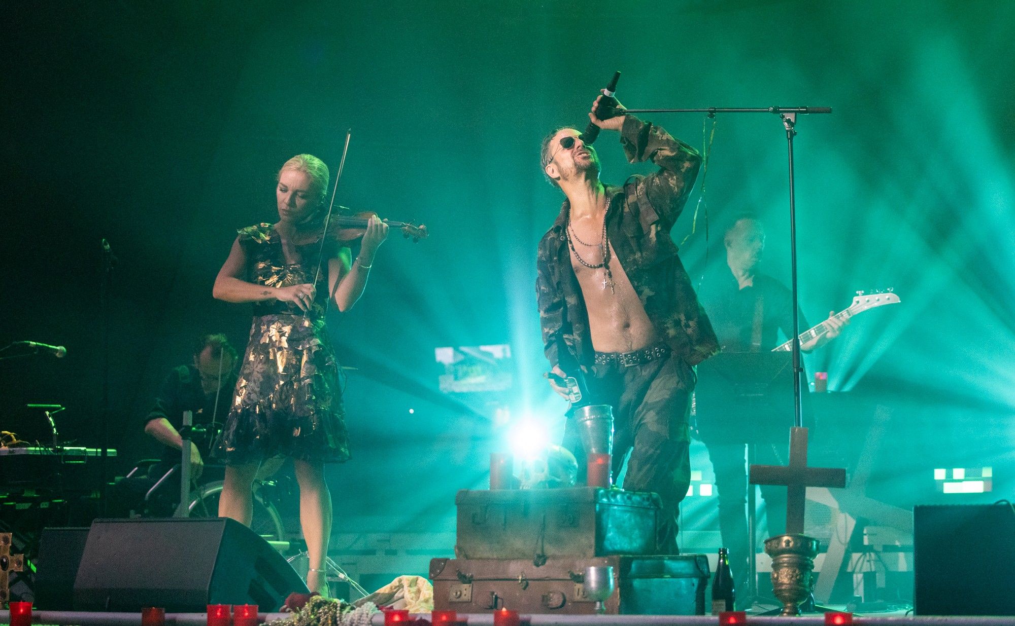 Lidia Baich geigte mit Philipp Hochmair bei 