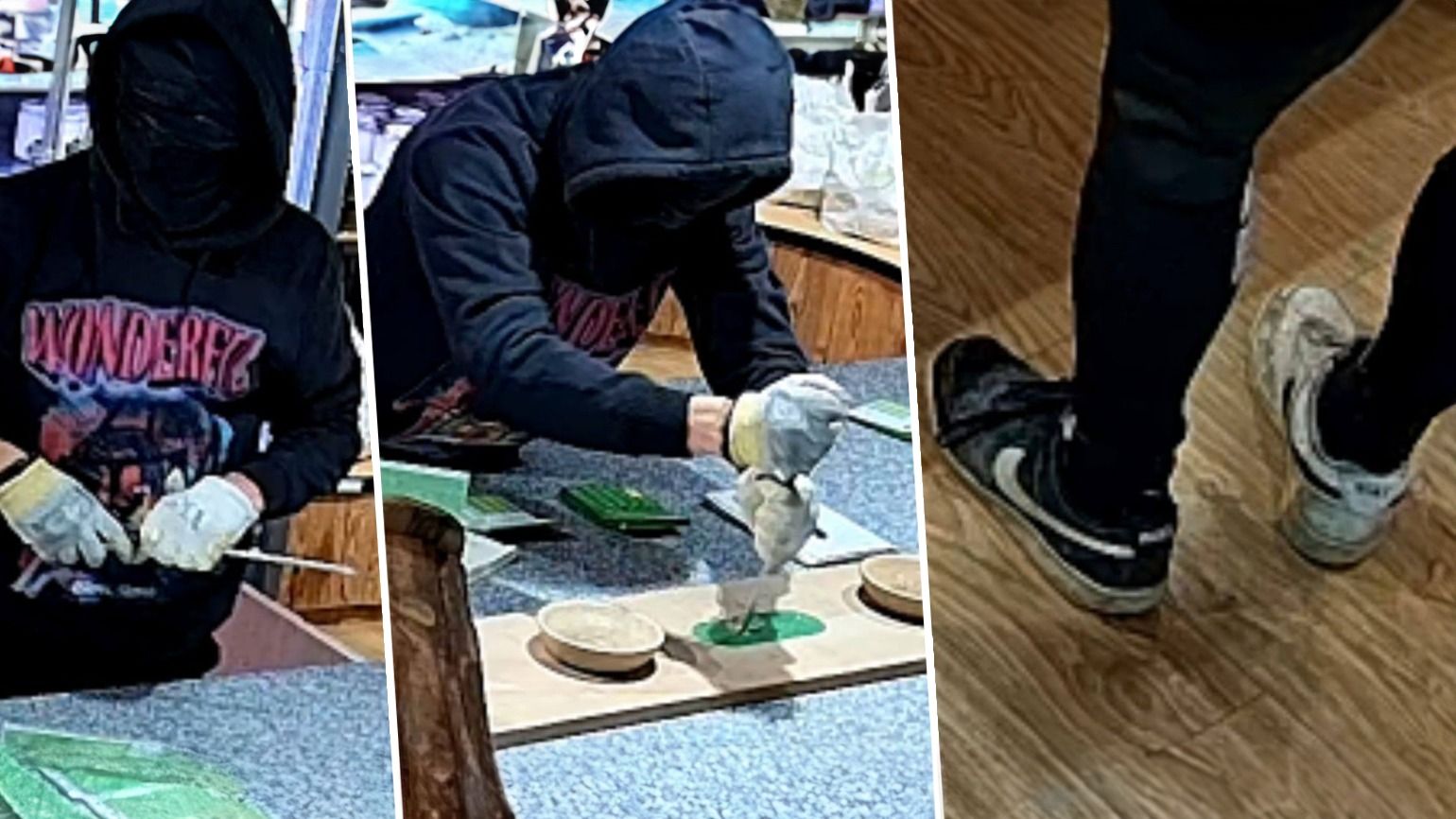 Der Hofladen-Dieb wurde von einer Kamera gefilmt.