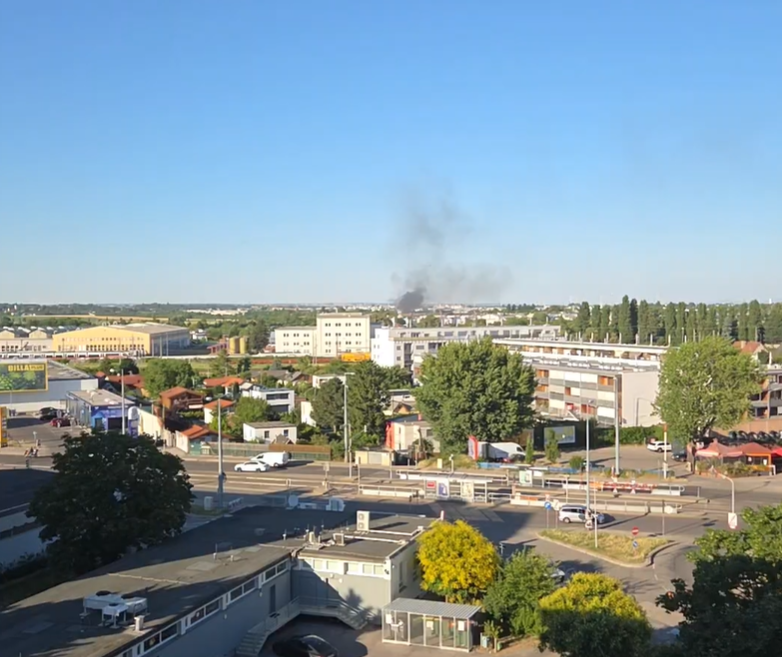 In Floridsdorf ereignete sich am Dienstagabend ein Brand.