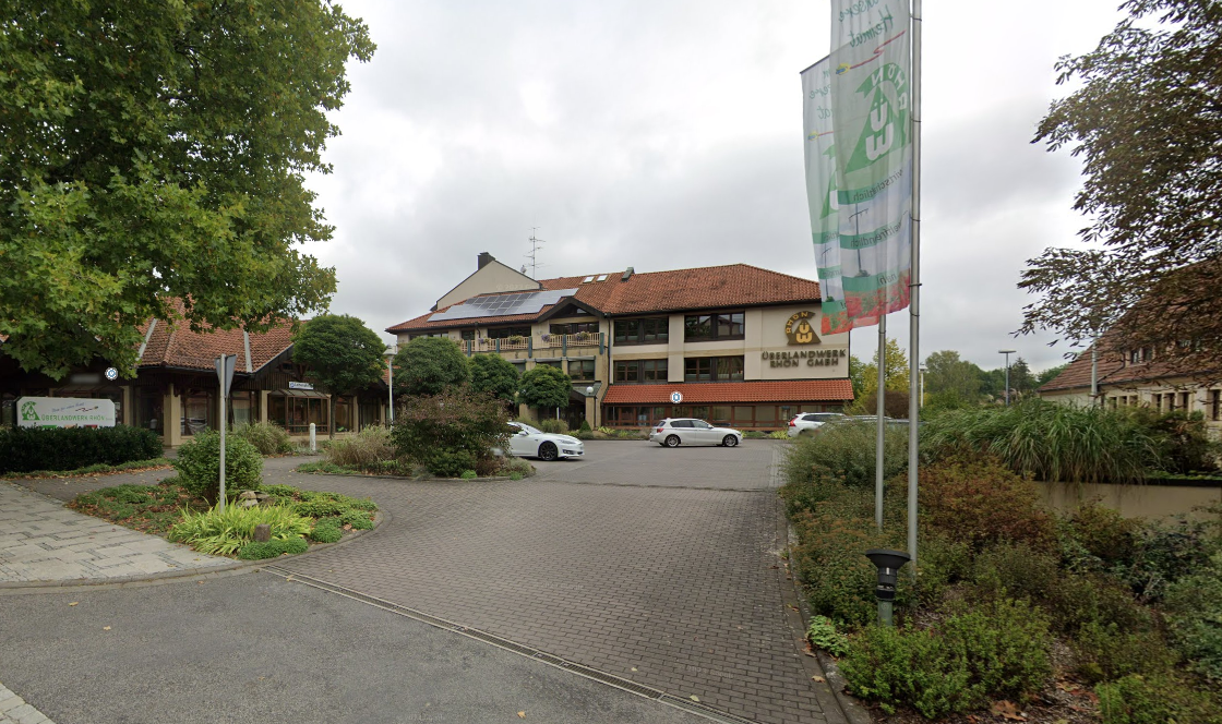 Auf dem Firmengelände Überlandwerke Rhön kam es zu dem Angriff.