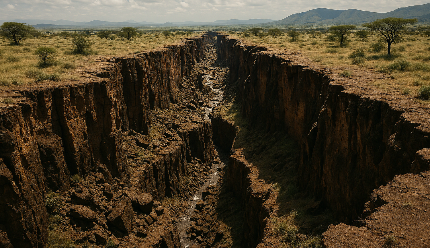 Heute.at - Afrika bricht entzwei – Neuer Ozean wird entstehen