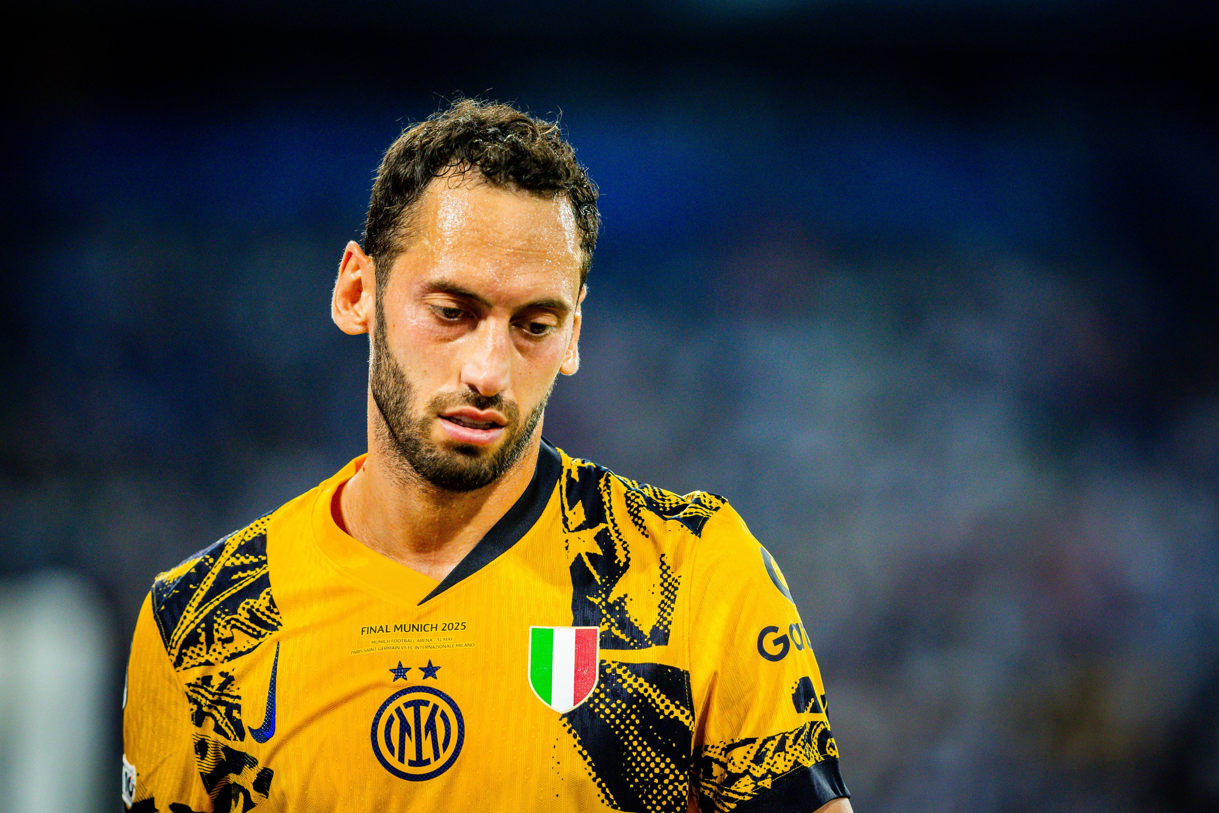 Inter-Star Hakan Calhanoglu. 